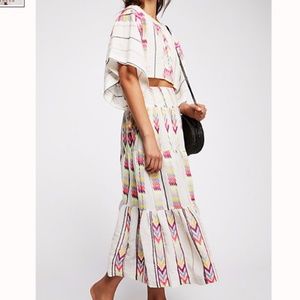 Free People, Don't Kill My Vibe Set, Top and Skirt